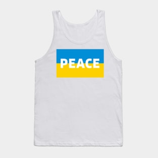 Ukrainian flag - peace Tank Top